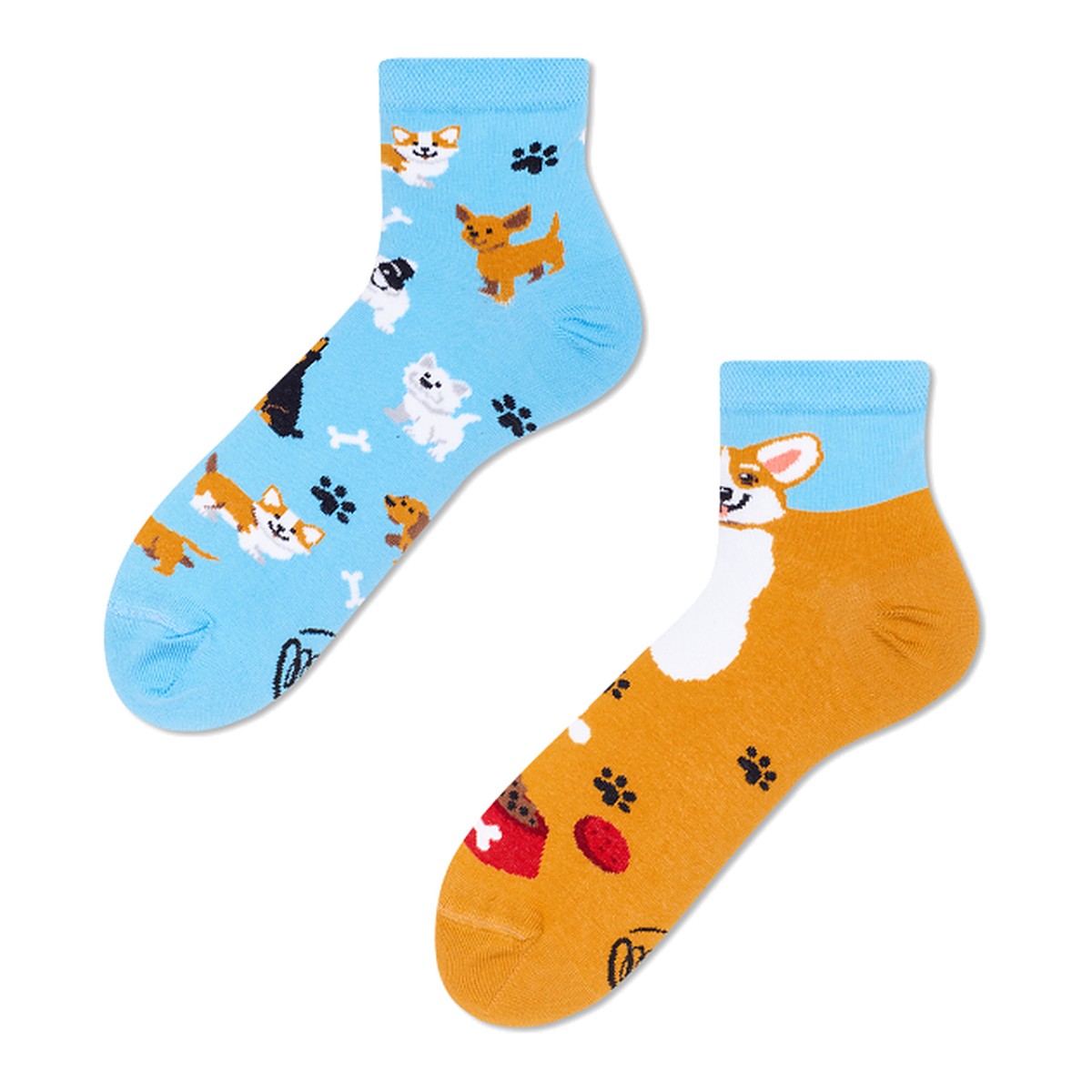 Many Mornings Socken Playful Dog – Ansicht 4