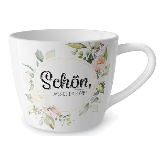 Maxibecher 400ml Blumen – Maxibecher von la vida
