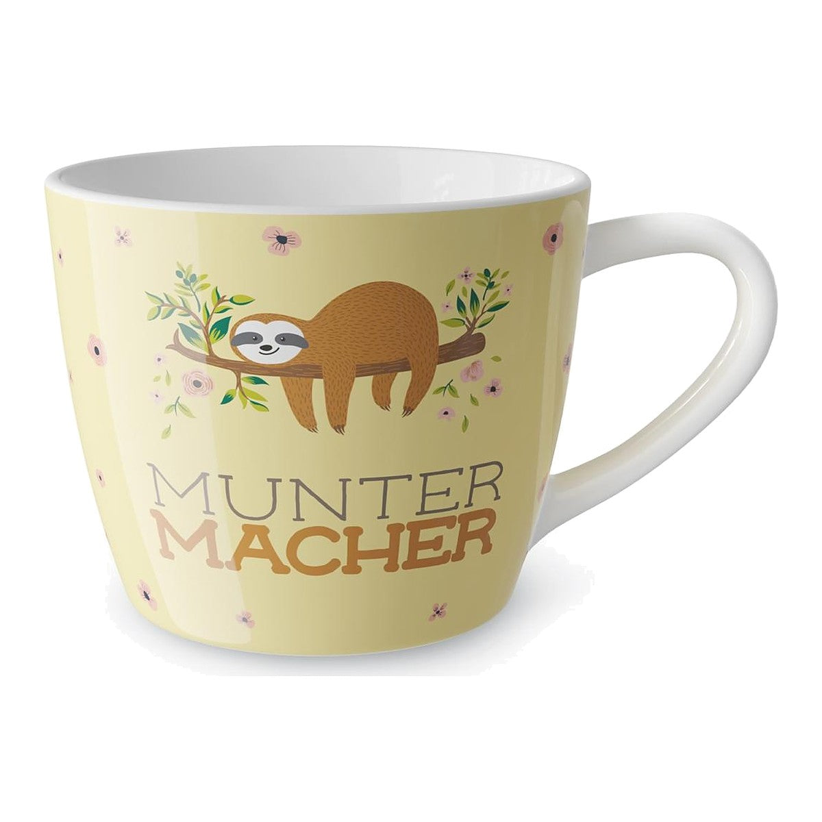 Maxibecher 400ml Faultier – Maxibecher von la vida