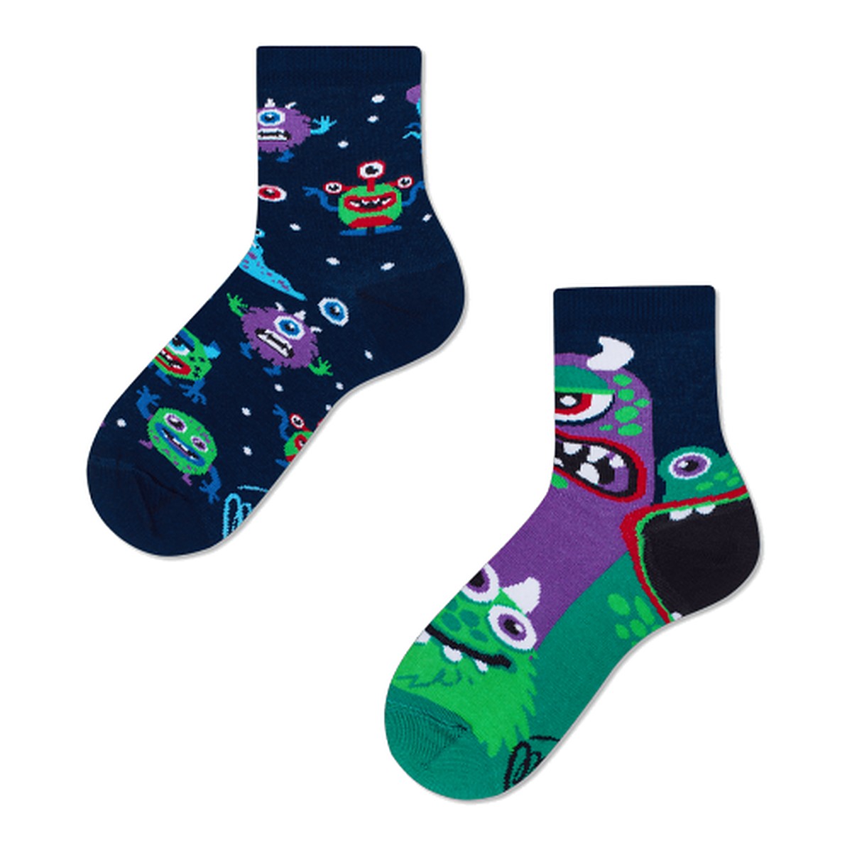 Many Mornings Socken The Monsters – Ansicht 3