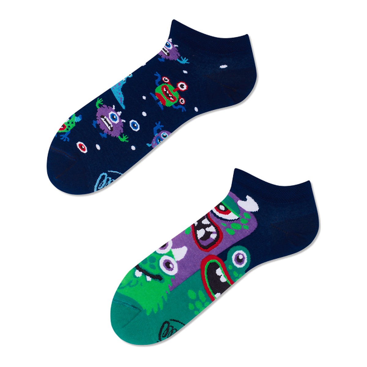 Many Mornings Socken The Monsters – Ansicht 2