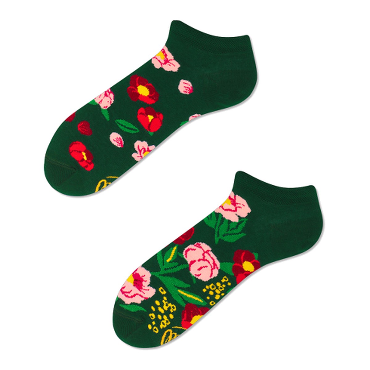 Many Mornings Socken Flower Power Green – Ansicht 2