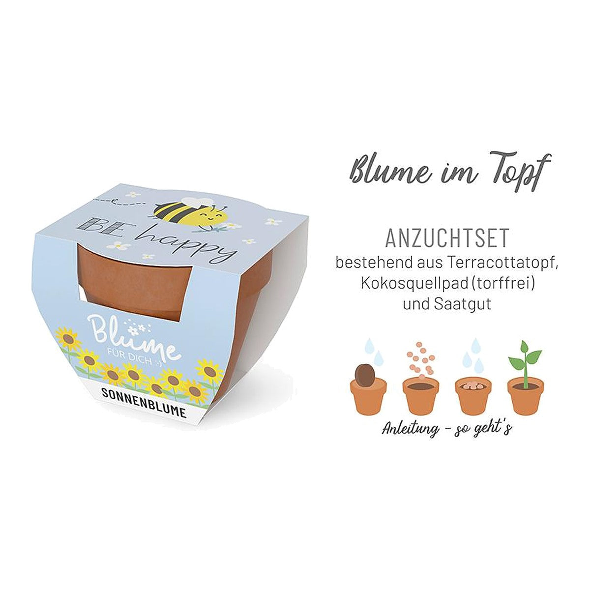 Blume FD D5,5H5 Biene – Blume von la vida
