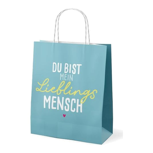 Geschenktüte20x9H24 Petrol – Geschenktüte von la vida