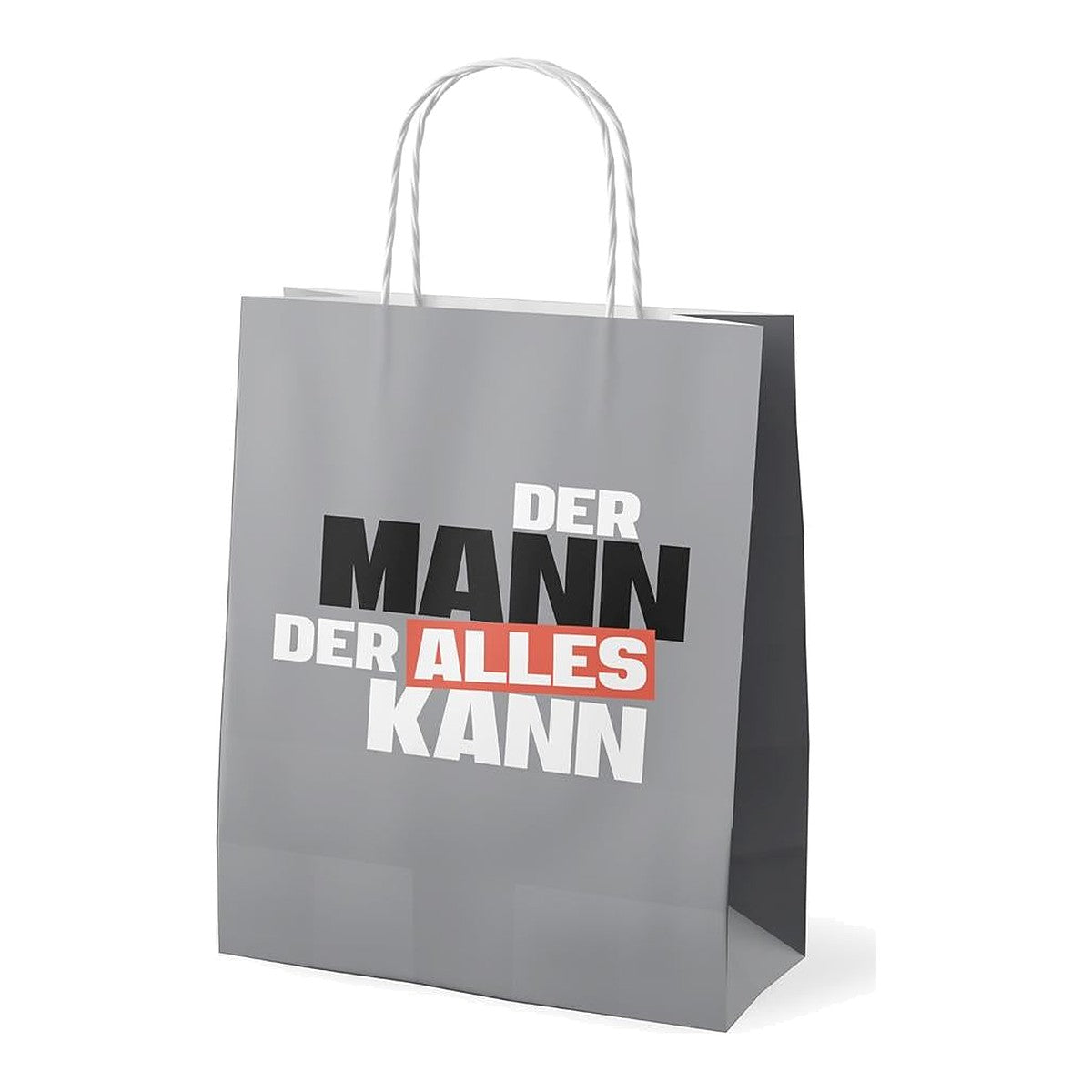 Geschenktüte20x9H24 Mann kann – Geschenktüte von la vida