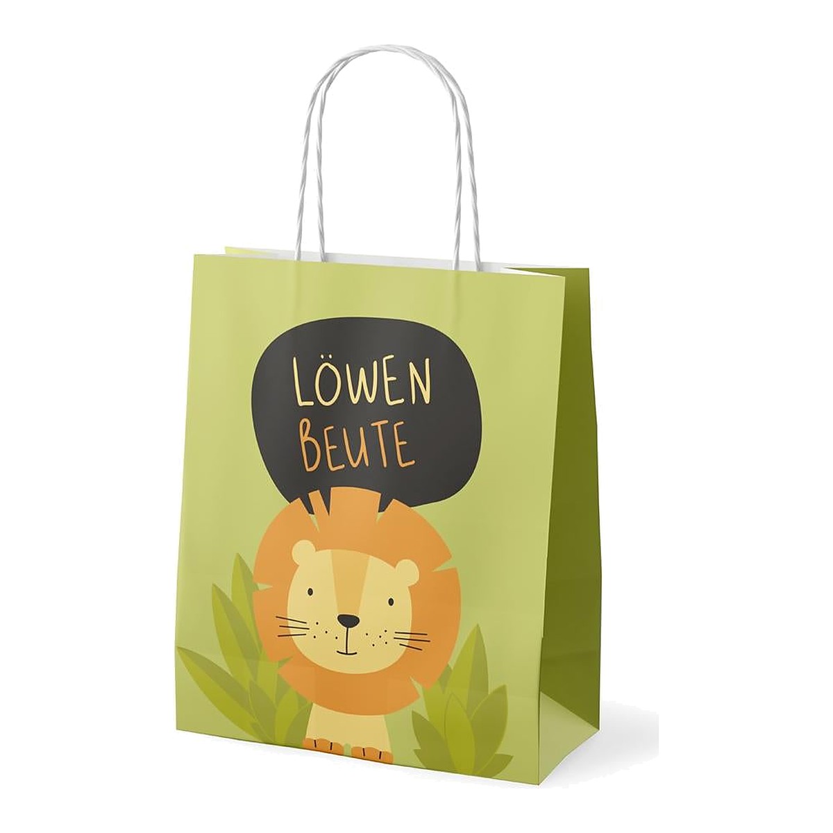 Geschenktüte20x9H24 Löwe – Geschenktüte von la vida