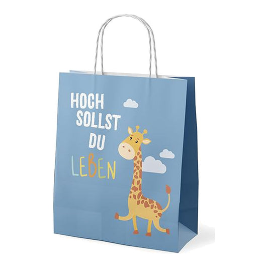 Geschenktüte20x9H24 Giraffe – Geschenktüte von la vida