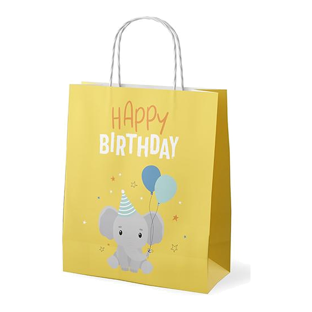 Geschenktüte20x9H24 Elefant – Geschenktüte von la vida