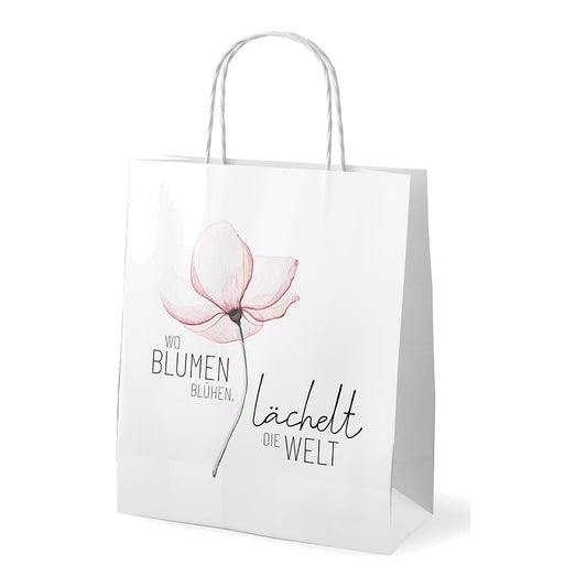 Geschenktüte20x9H24 Blüte – Geschenktüte von la vida