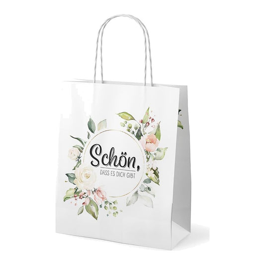 Geschenktüte 20x9H24 Blumen – Geschenktüte von la vida