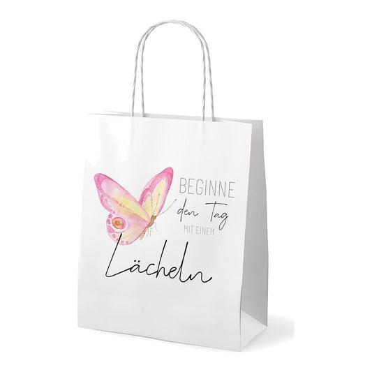 Geschenktüte 20x9H24 Lächeln – Geschenktüte von la vida