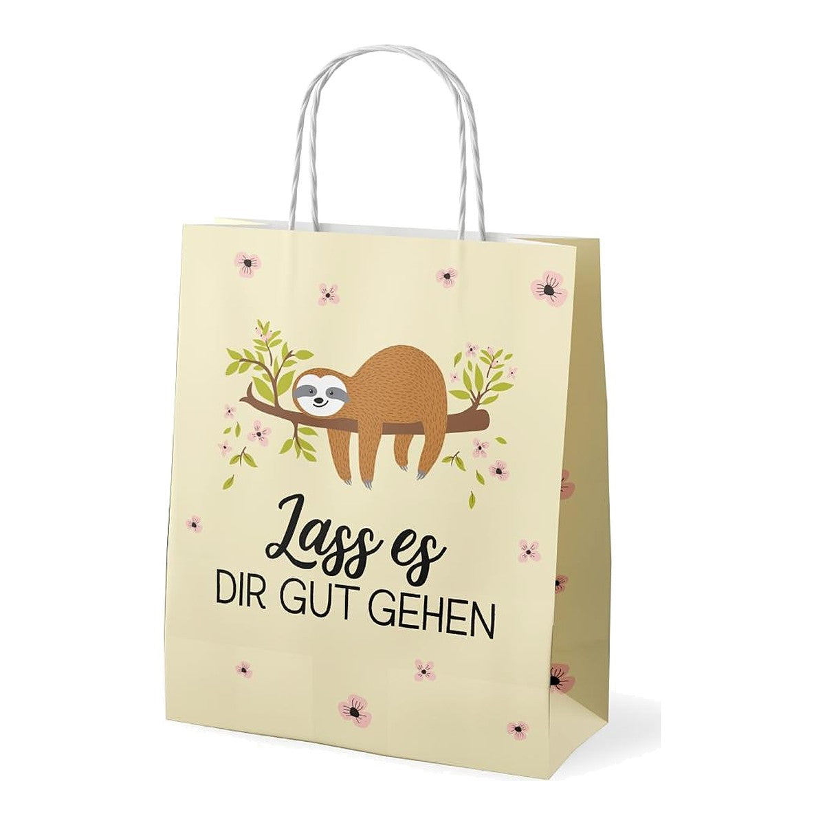 Geschenktüte20x9H24 Faultier – Geschenktüte von la vida