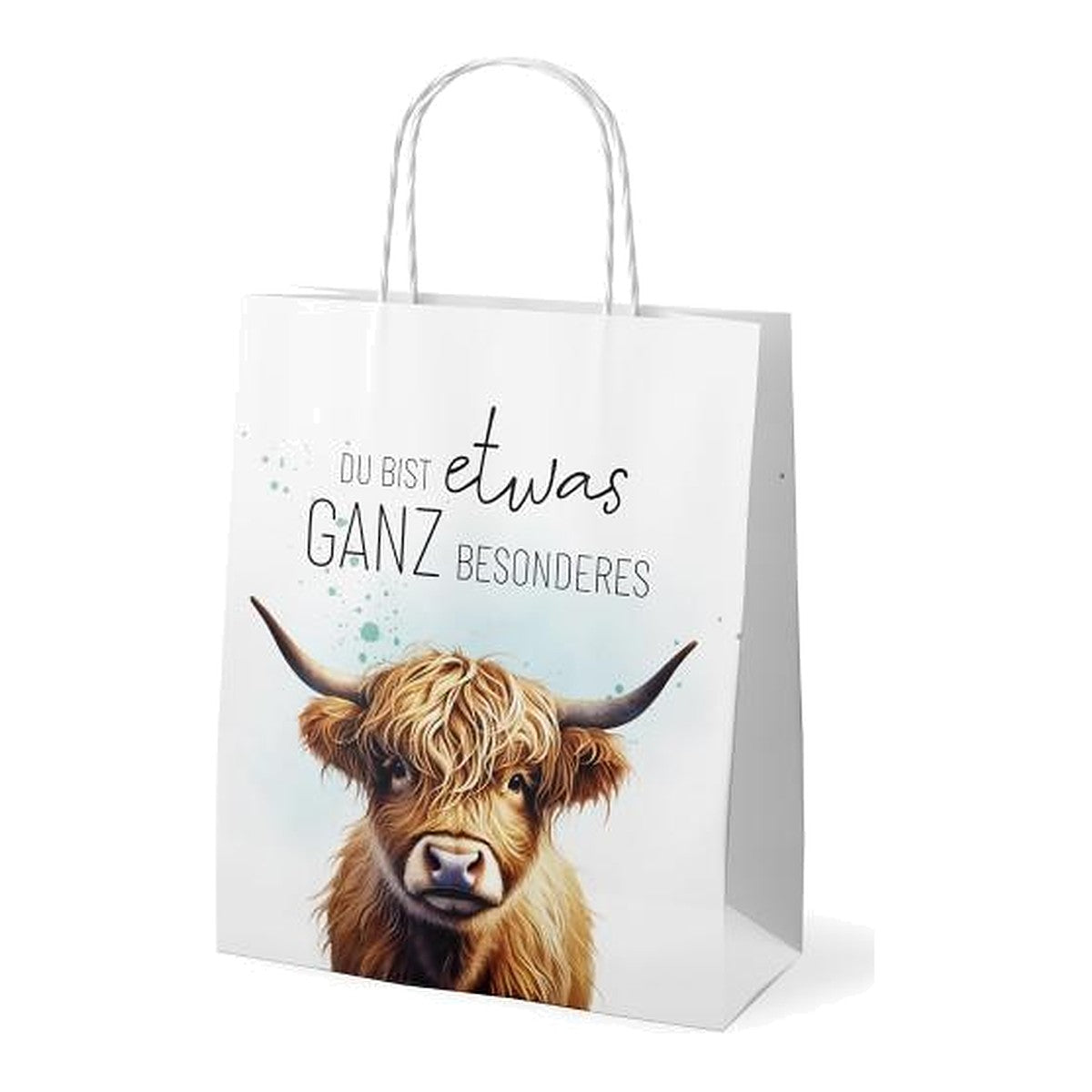Geschenktüte20x9H24 Rind – Geschenktüte von la vida