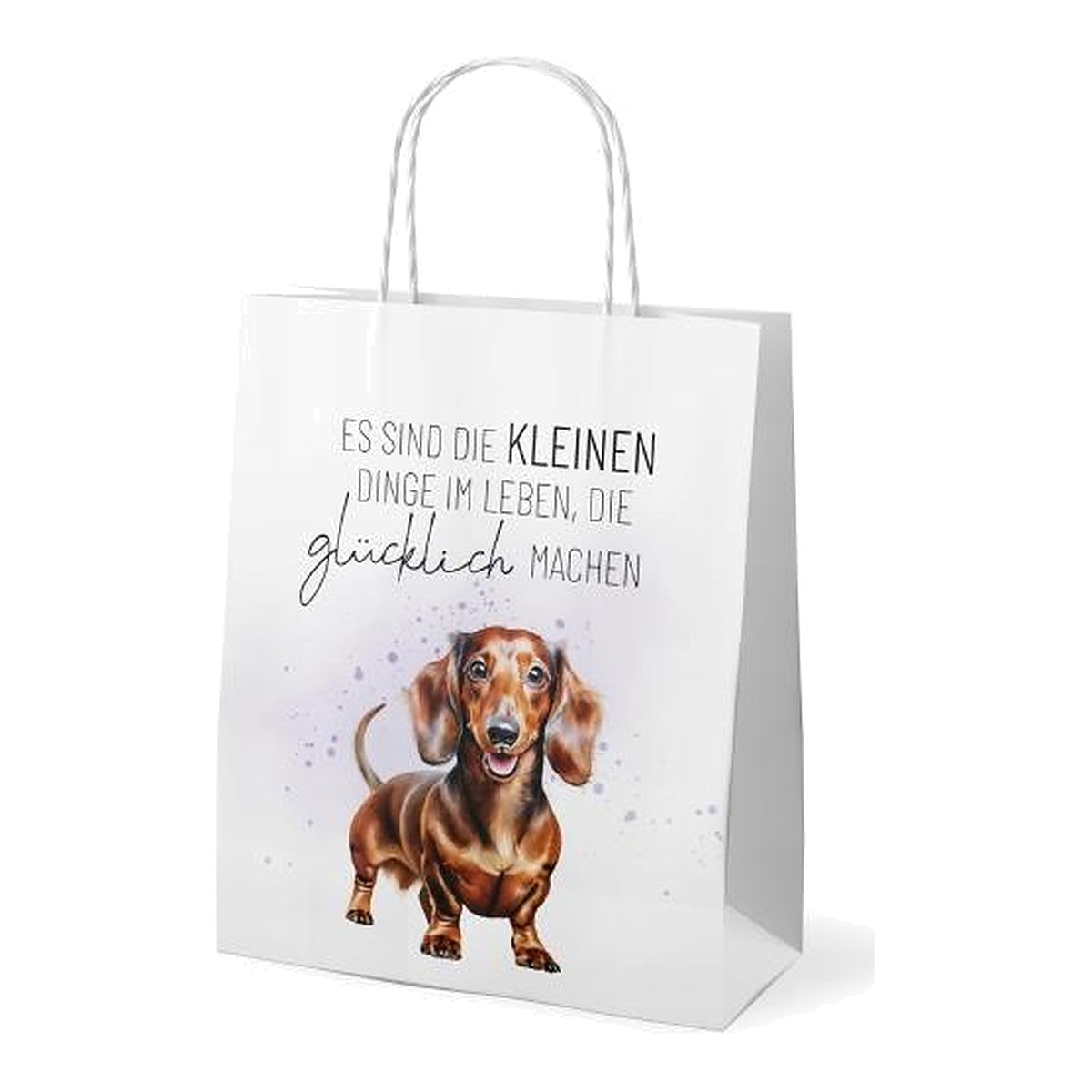 Geschenktüte20x9H24 Dackel – Geschenktüte von la vida
