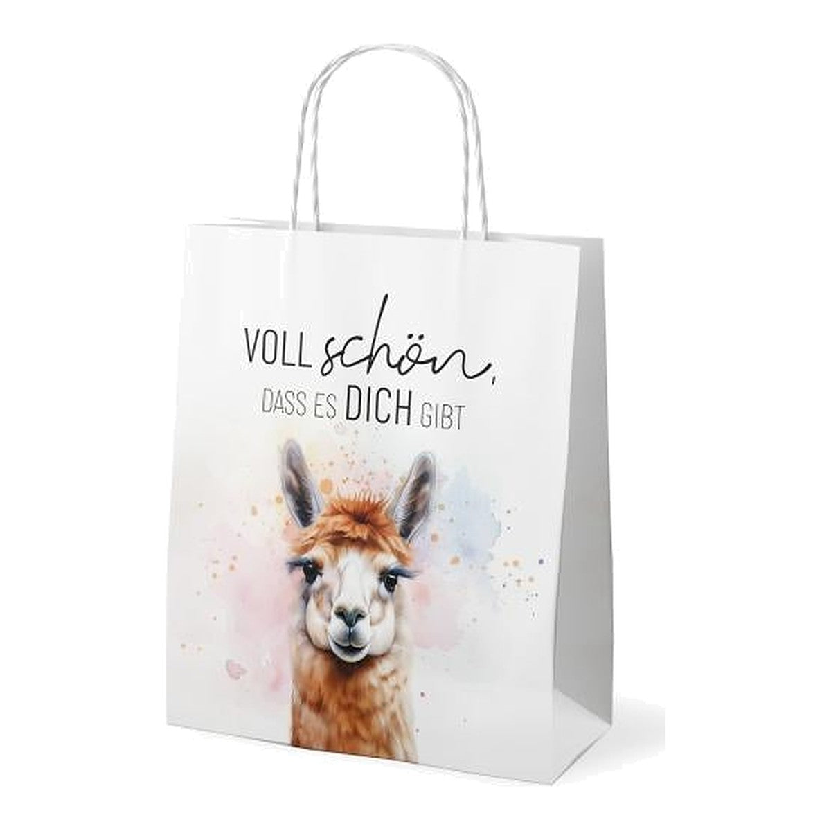 Geschenktüte20x9H24 Lama 2 – Geschenktüte von la vida