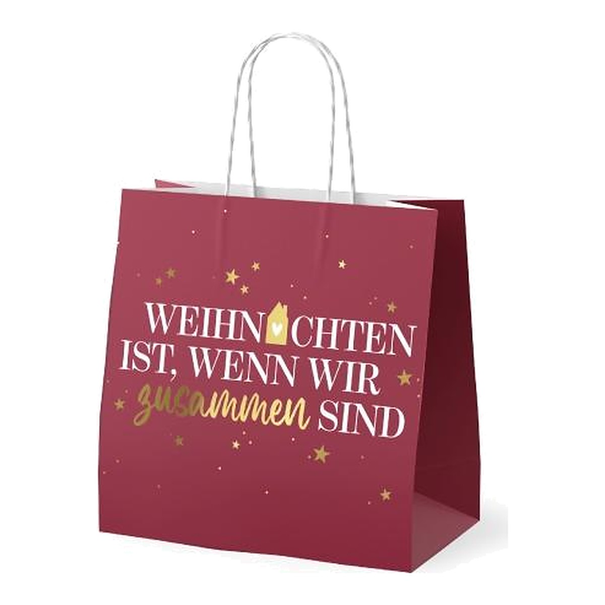 Geschenktüte15x8H15 Haus – Geschenktüte von la vida