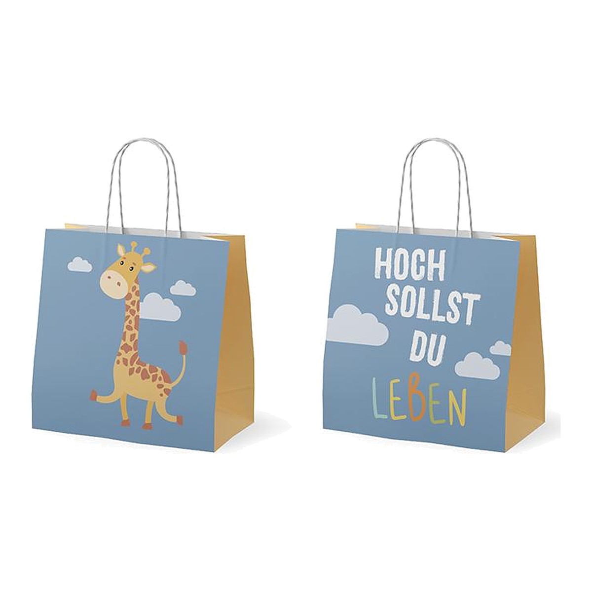 Geschenktüte15x8H15 Giraffe – Geschenktüte von la vida