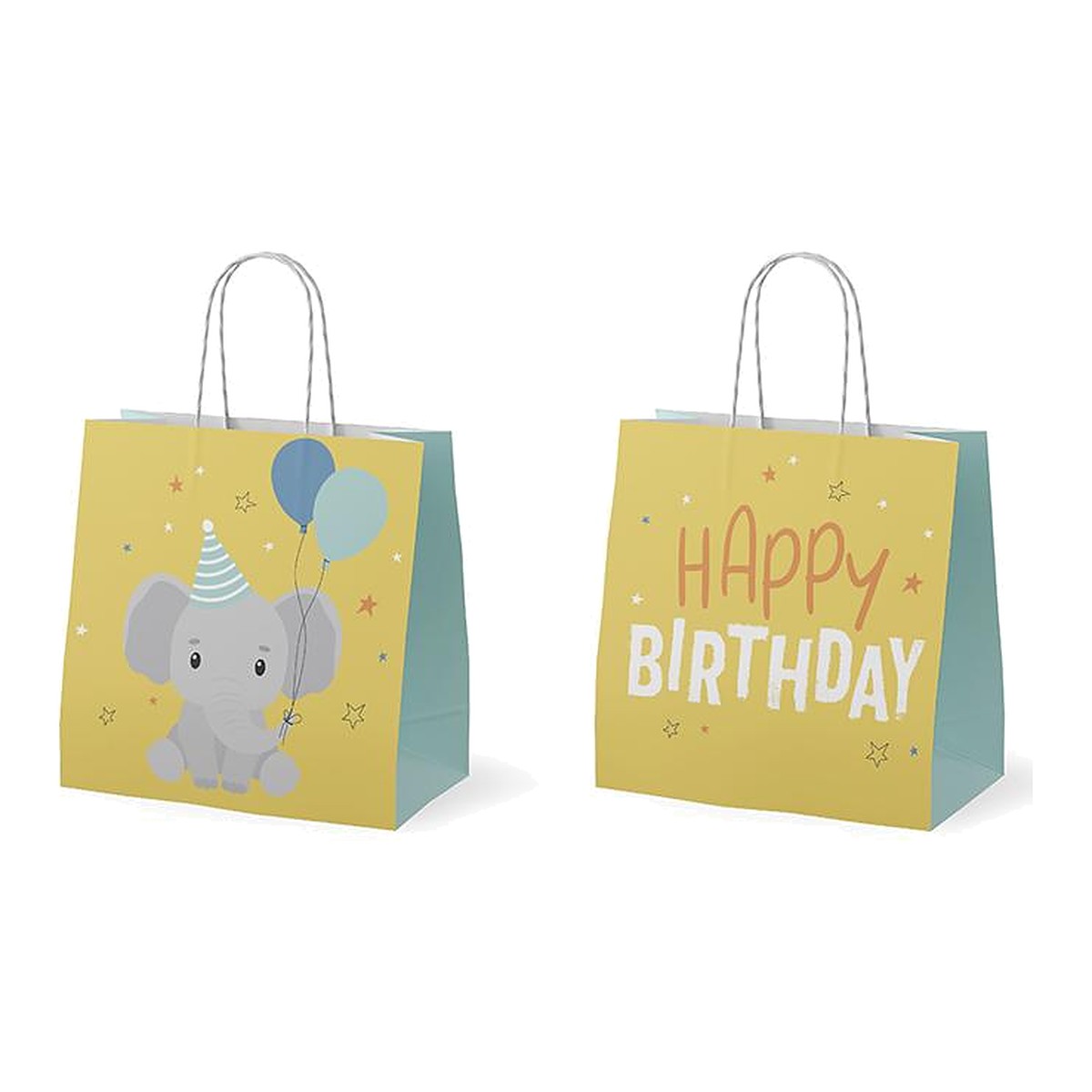 Geschenktüte15x8H15 Elefant – Geschenktüte von la vida