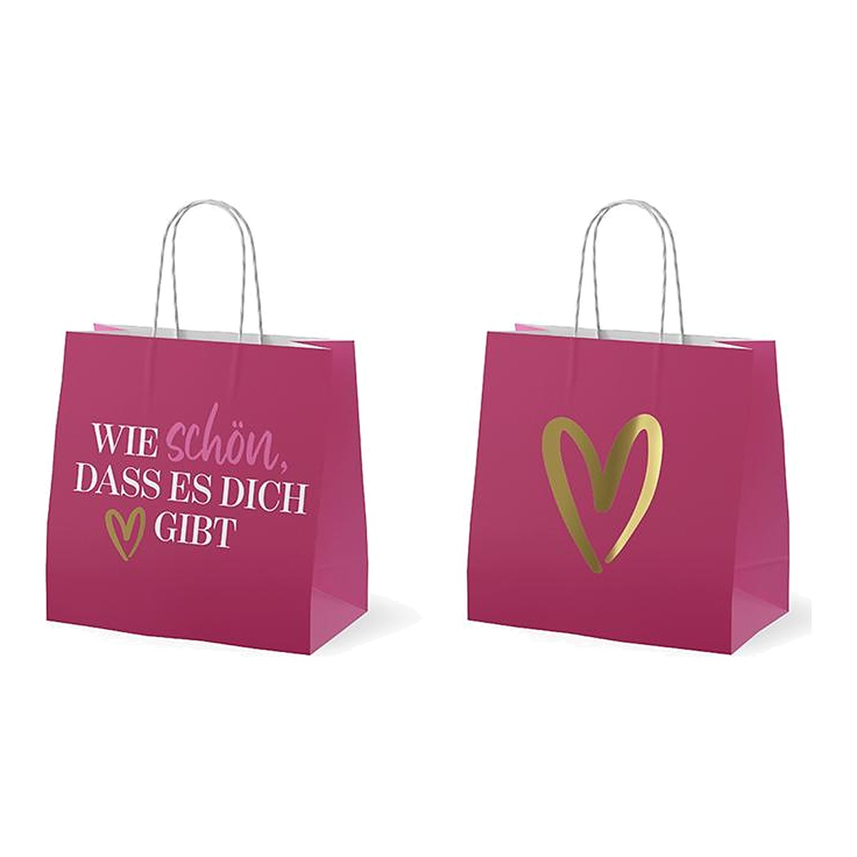 Geschenktüte15x8H15 Herz – Geschenktüte von la vida