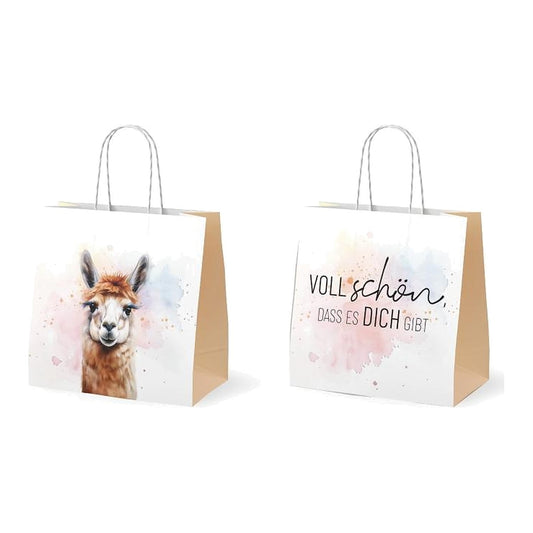 Geschenktüte15x8H15 Lama 2 – Geschenktüte von la vida