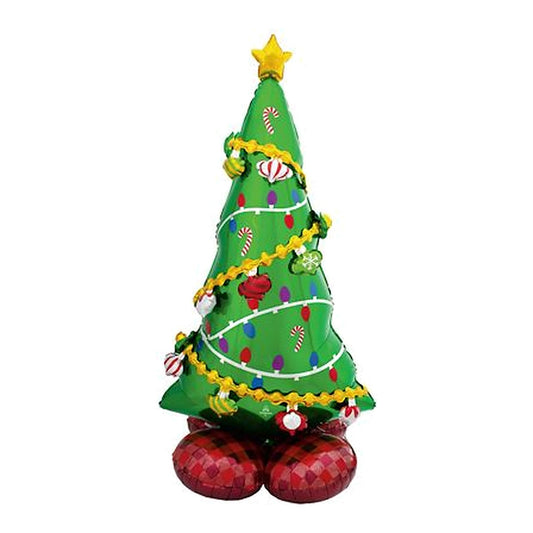AirBalloon Weihnachtsbaum – zum selber Aufblasen; nur für Luftfüllung - kein Helium
