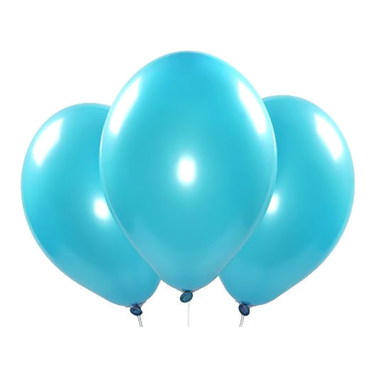 Ballons cyan – Pastell - 33 cm