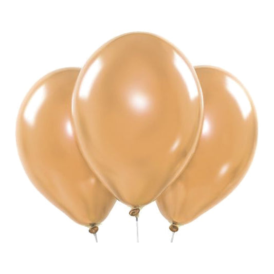 Ballons kupfer Chrome – Chrom-Glanz - 33 cm