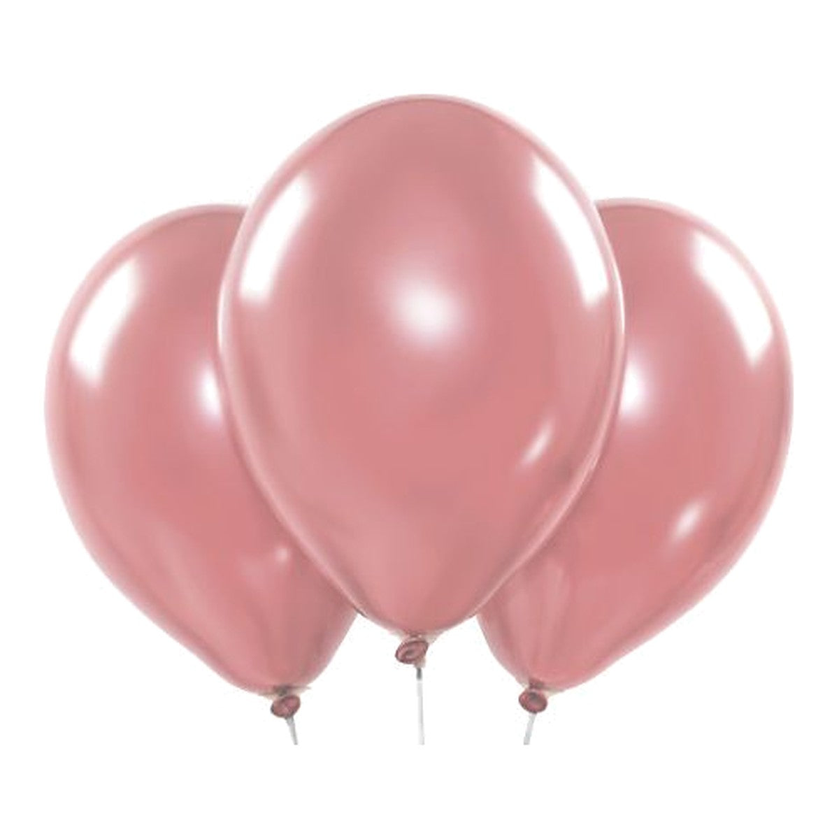 Ballons pink Chrome – Chrom-Glanz - 33 cm