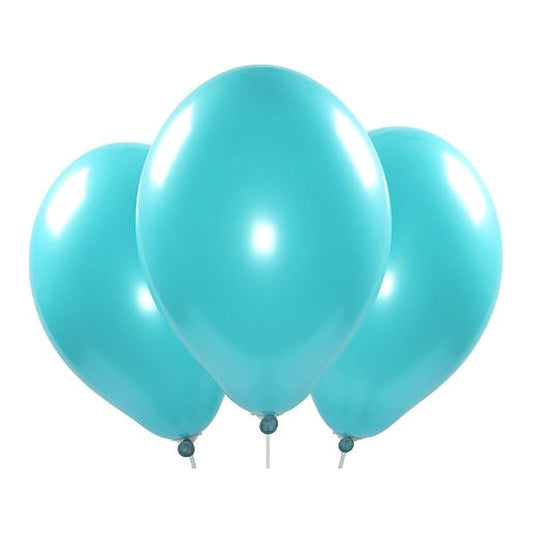 Ballons türkis – Pastell - 33 cm