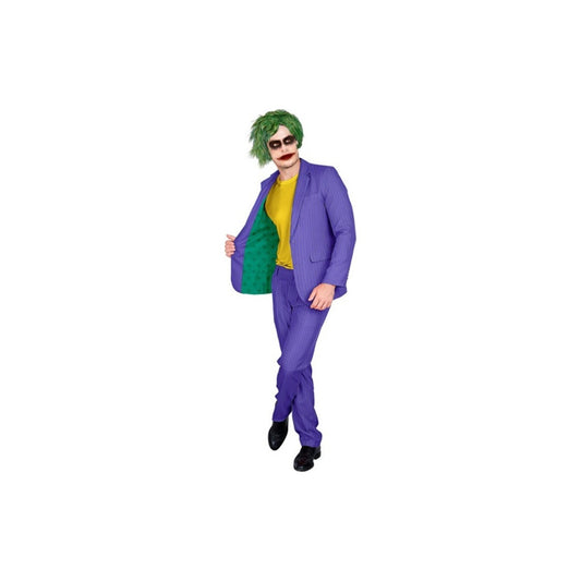 Böser-Clown-Anzug violett (Jacke & Hose)