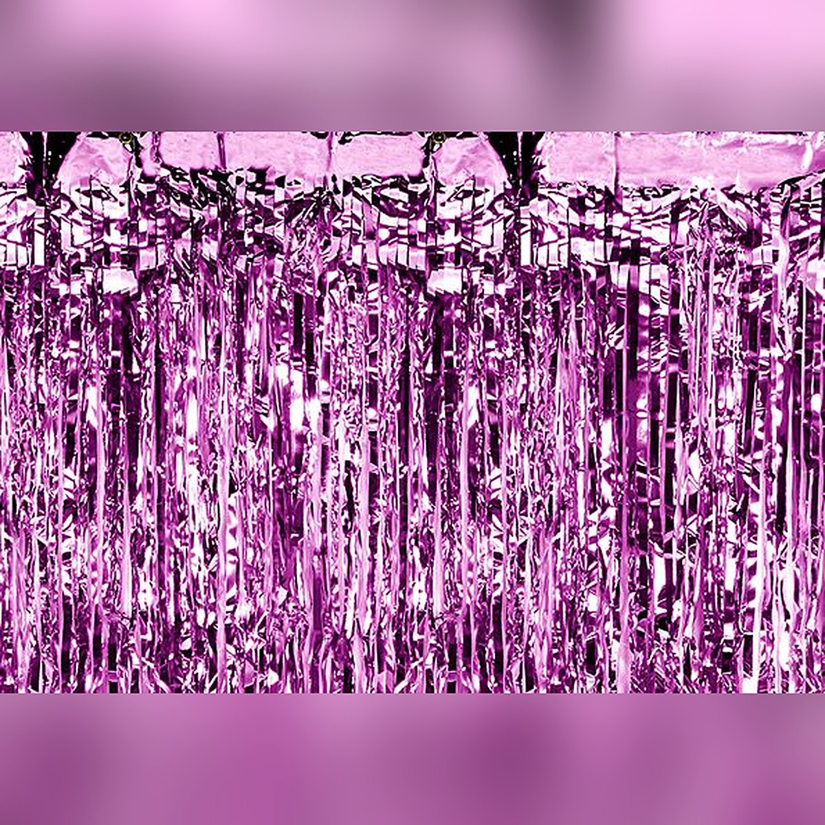 Deko-Vorhang pink – 90 x 250 cm - Lametta