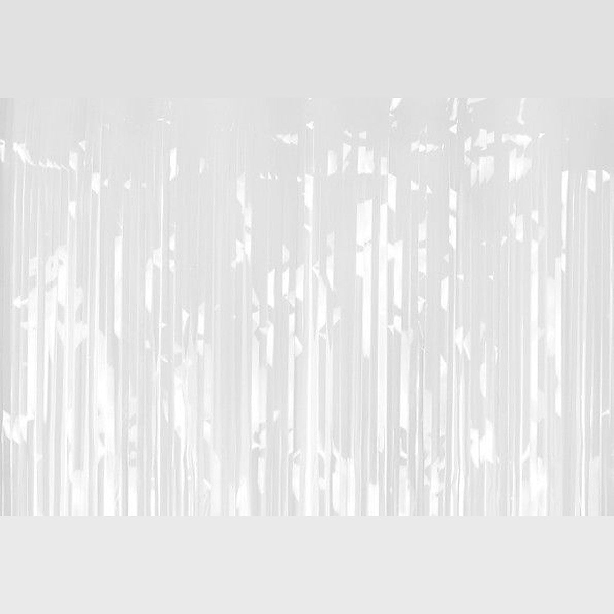 Deko-Vorhang weiss – 100 x 200 cm - Lametta