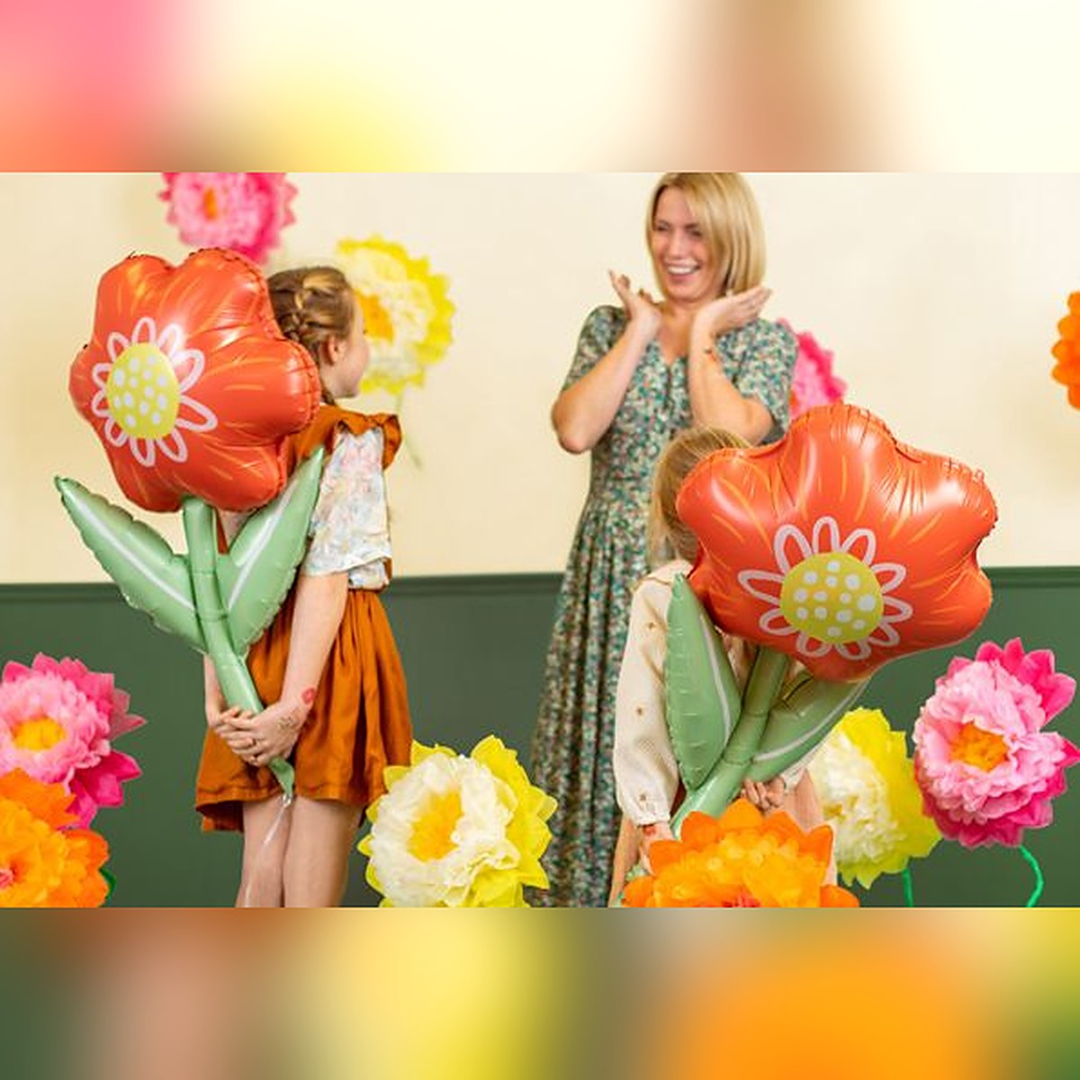 Dekoblumen Seidenpapier – Ansicht 2