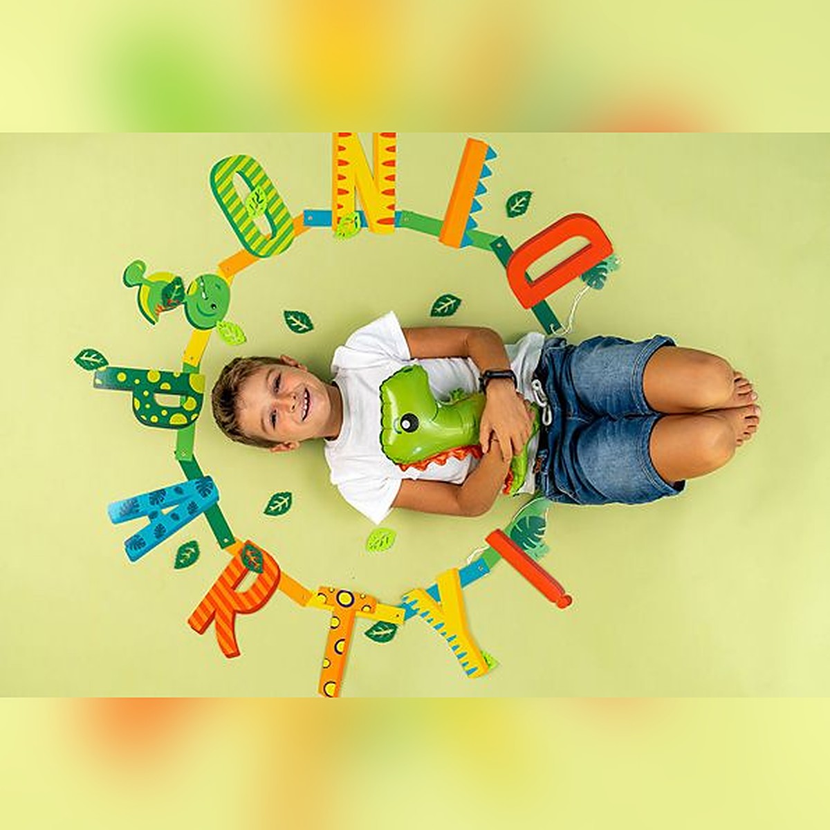 Dino Party Girlande – Ansicht 2