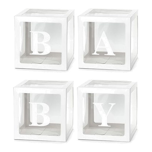 DIY Ballon-Boxen BABY – 30 x 30 cm - ohne Ballons