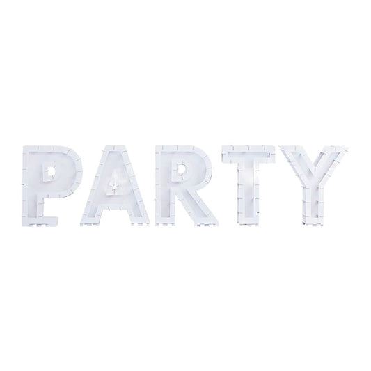 DIY Ballon-Rahmen PARTY – 45 cm - ohne Ballons