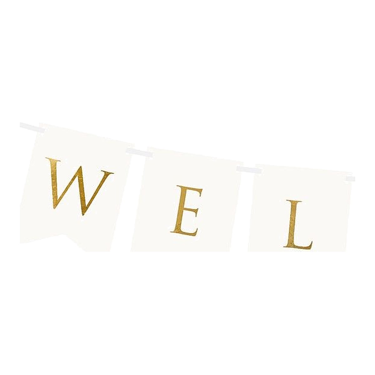 Fähnchenbanner Welcome – Ansicht 2