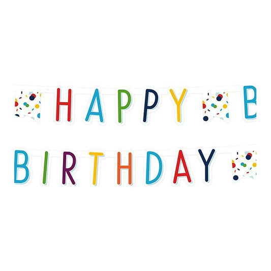 Girlande Happy Birthday – 1,8 Meter