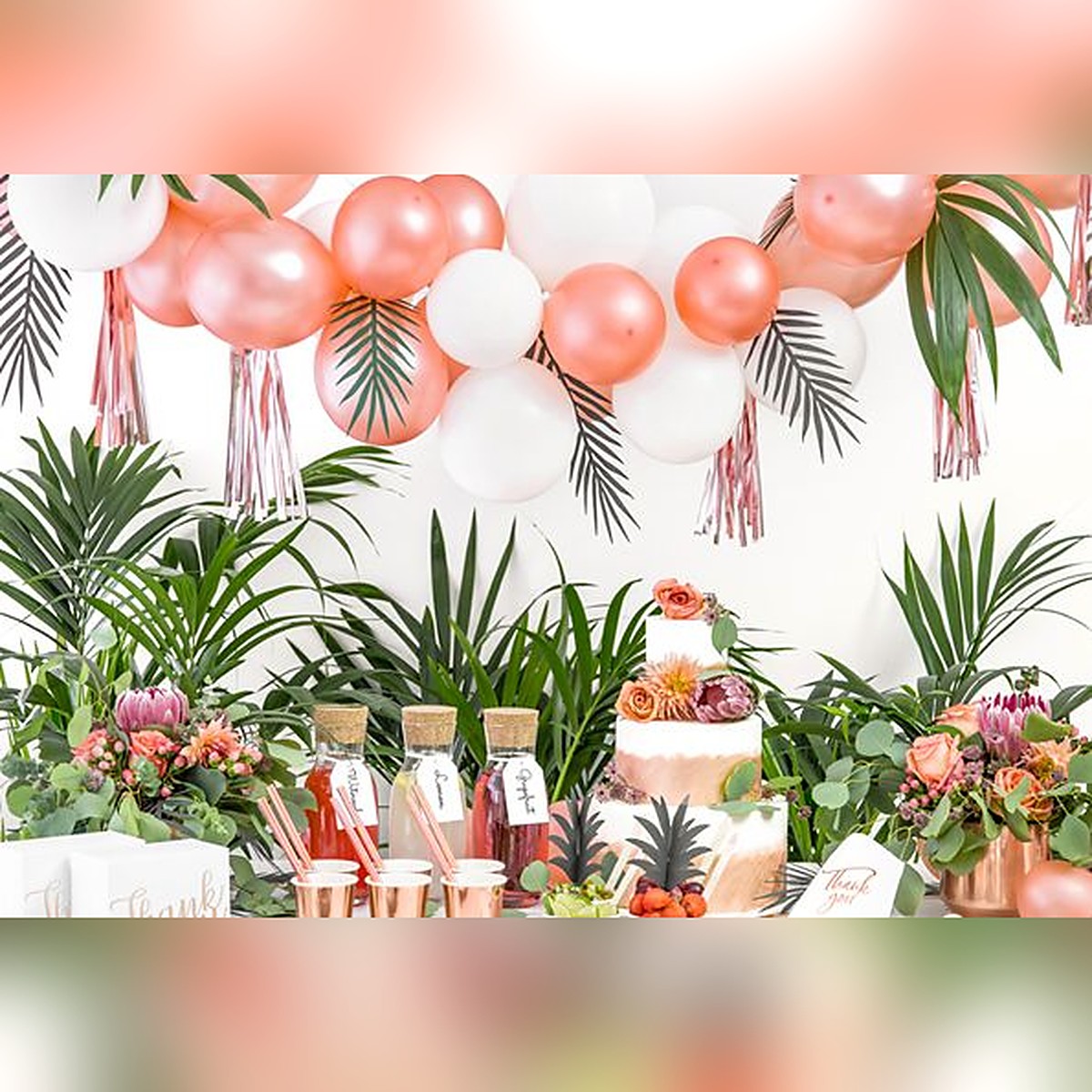 Girlande Tropical – 1,25 Meter - 9 Blätter