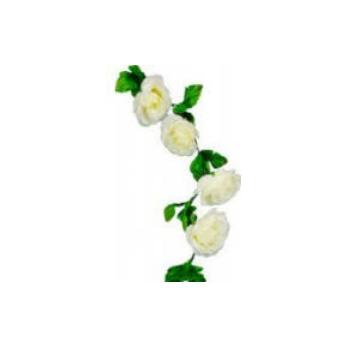 Girlande weisse Rosen 220 cm