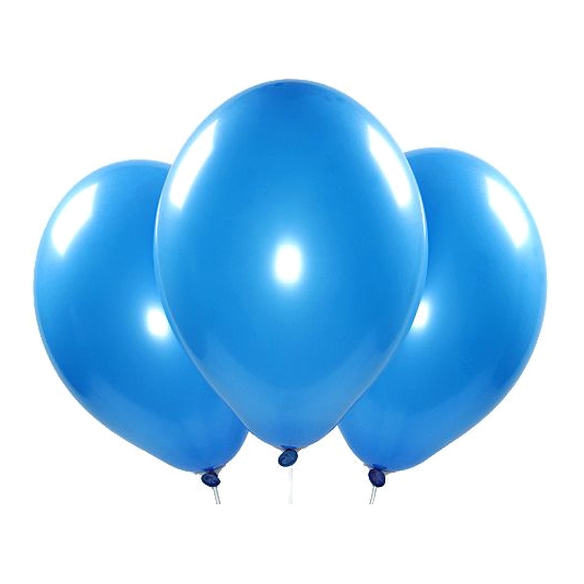 Grosse Ballons dunkelblau – Pastell - 40 cm