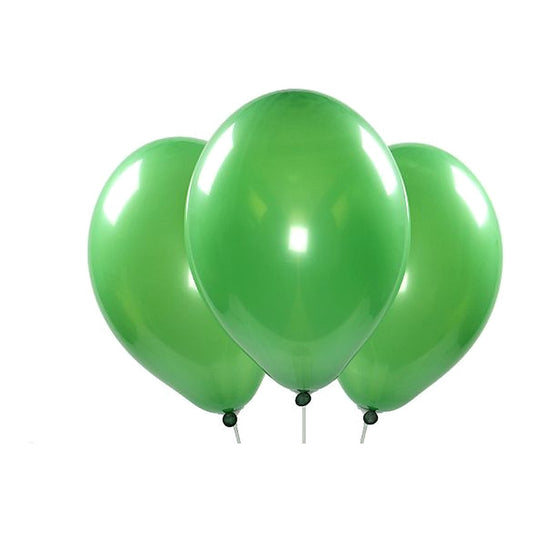 Grosse Ballons dunkelgrün – Pastell - 40 cm