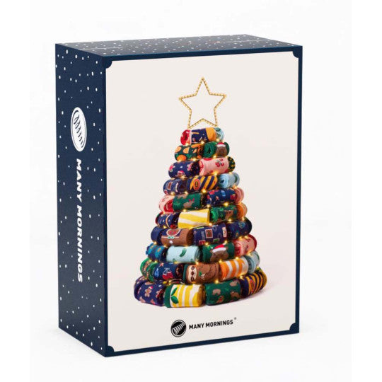 Many Mornings Socken-Adventskalender Adults 2026 – 24 Türchen mit 12 Paar Socken
