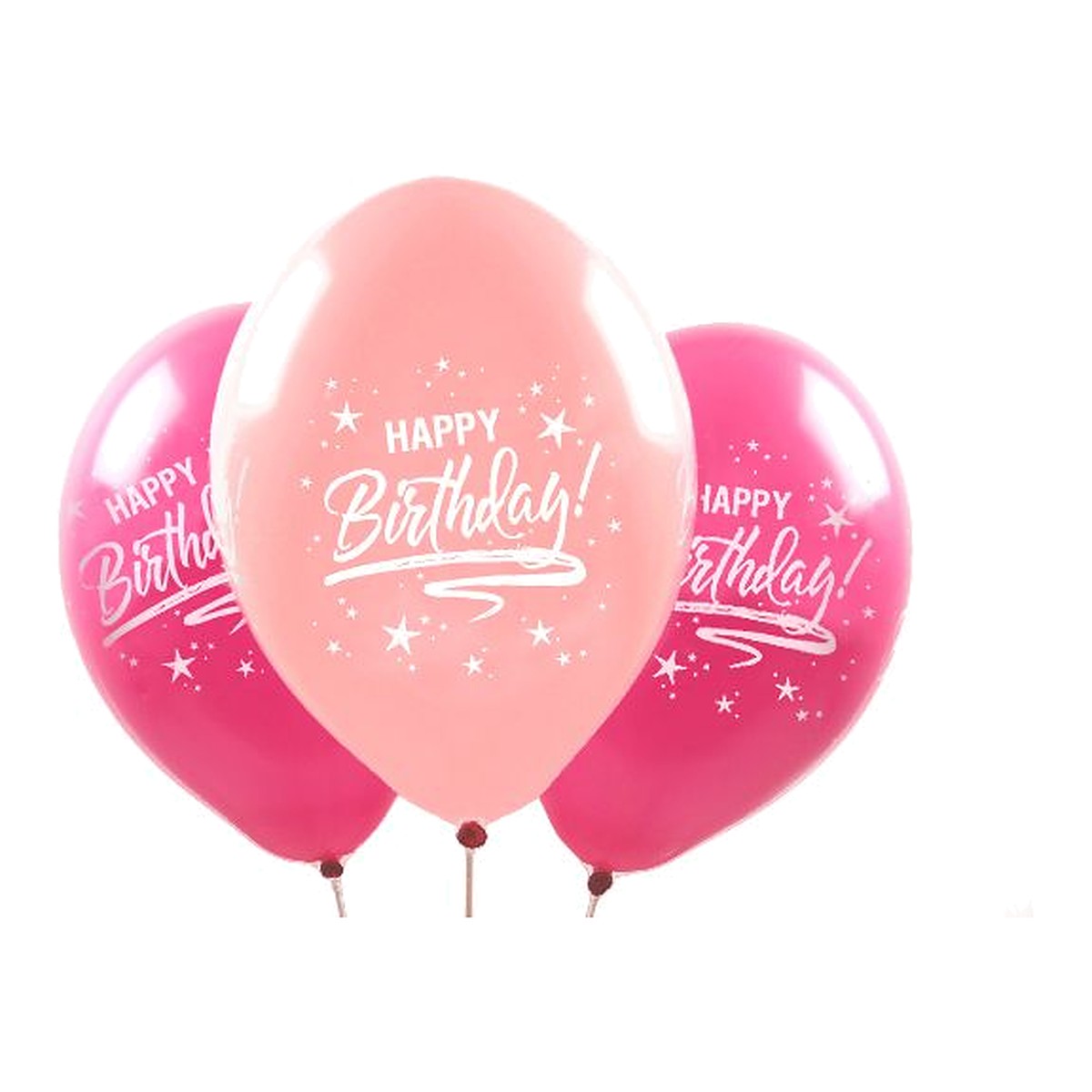 Happy Birthday Ballons pink – Ansicht 2