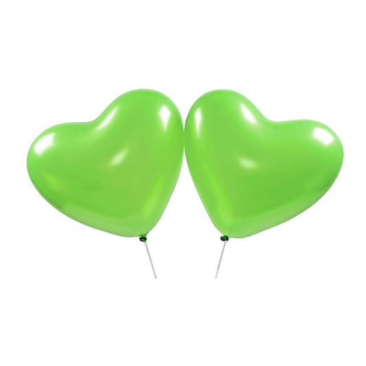Herzballons grün – Herzform - 40 cm