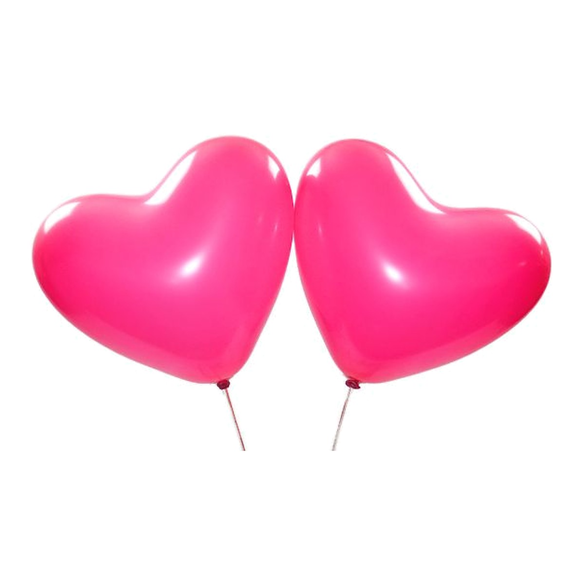 Herzballons pink – Herzform - 40 cm