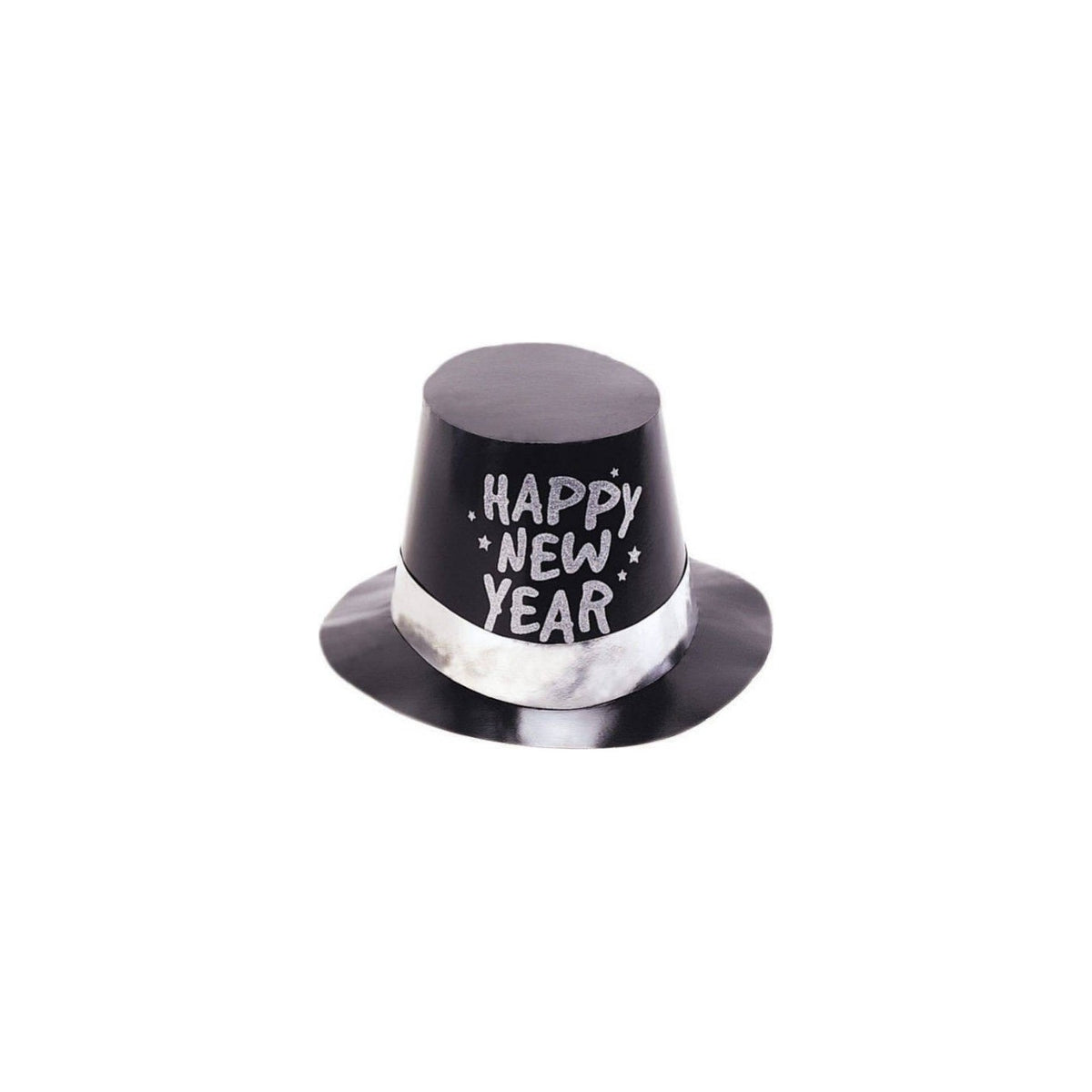 Partyhut «Happy New Year» schwarz