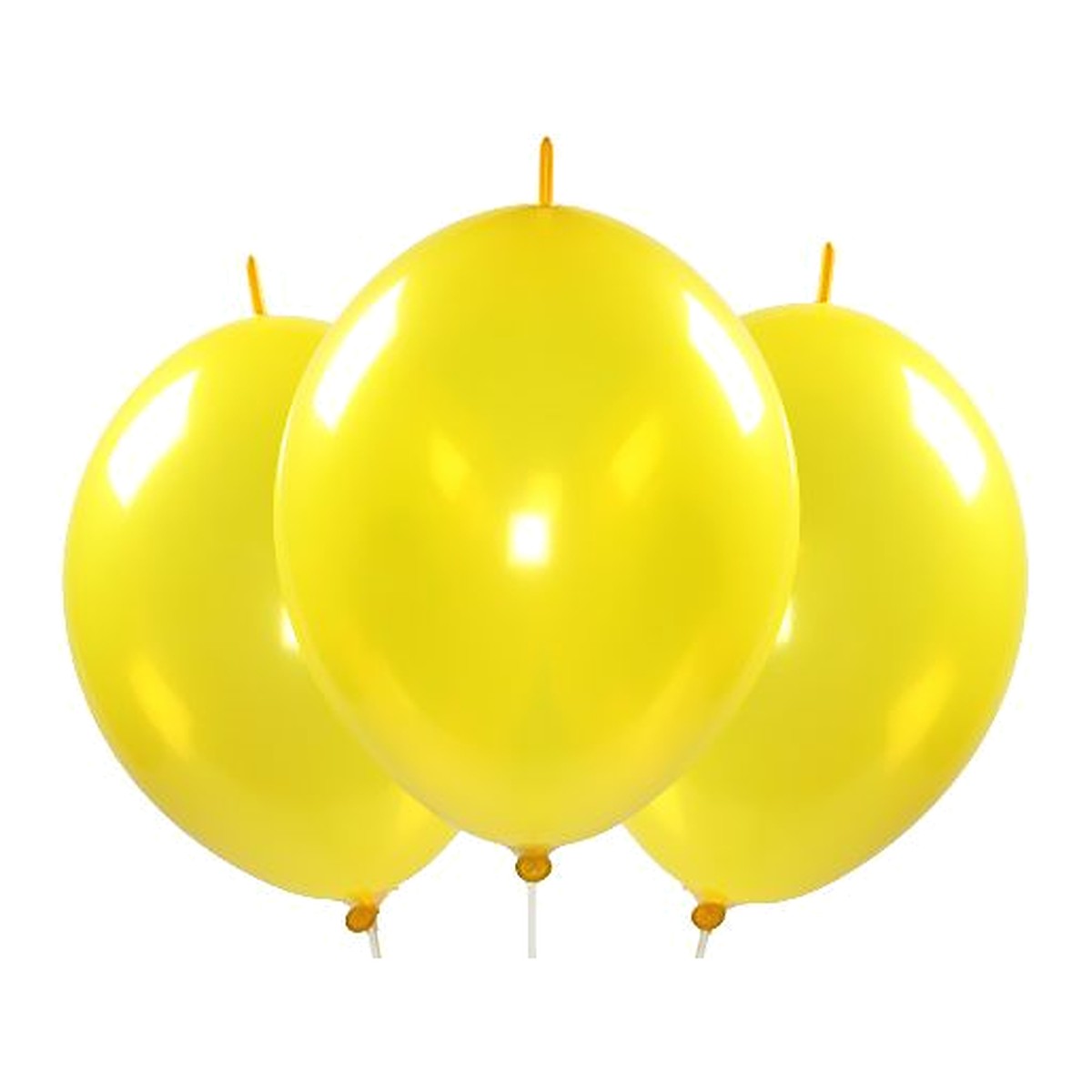 Kettenballons gelb – Link-Ballons - 30 cm