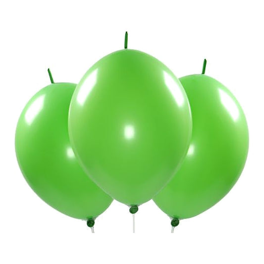 Kettenballons grün – Link-Ballons - 30 cm