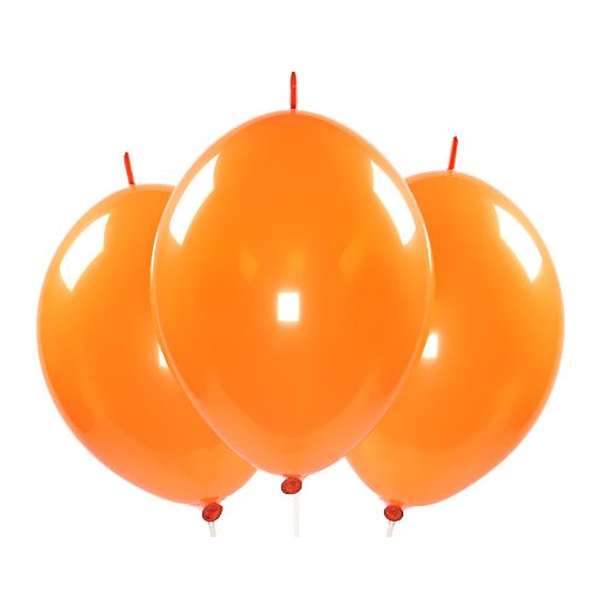 Kettenballons orange – Link-Ballons - 30 cm